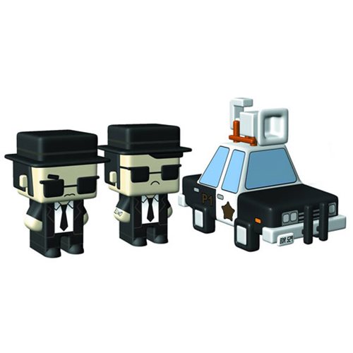 The Blues Brothers Pixel Mini-Figure and Vehicle Set